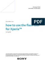 How To Use The Flash Tool For Xperia