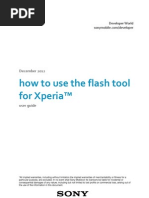 How To Use The Flash Tool For Xperia