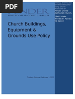 Building Use Policy & Resource Request Form