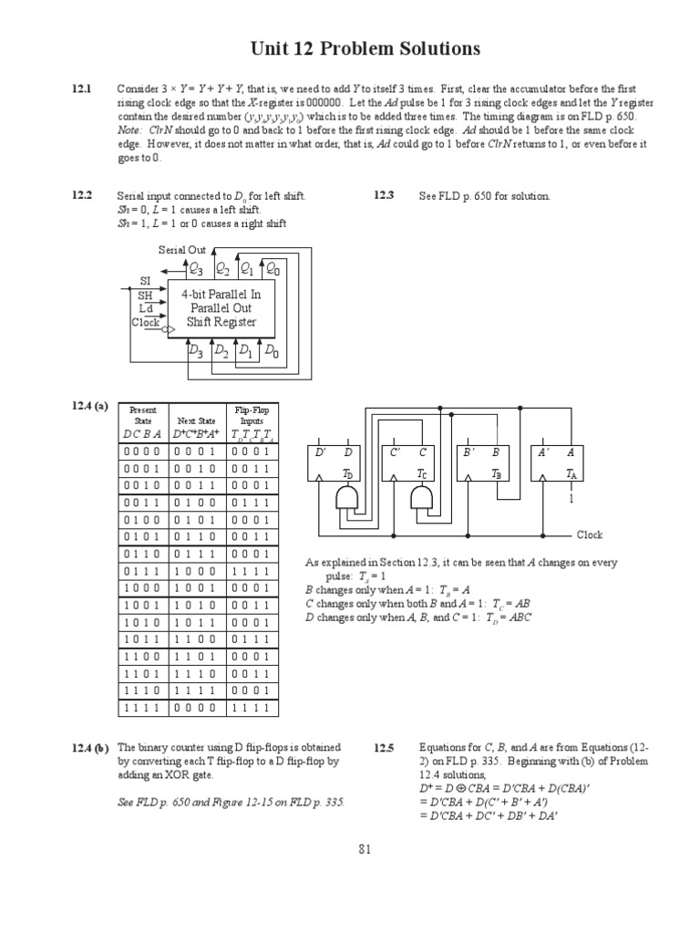 Fundamentals of Logic Design 6th Edition Chapter 12 | Computer Memory