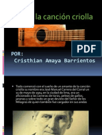 Diapositivas Cancion Criolla
