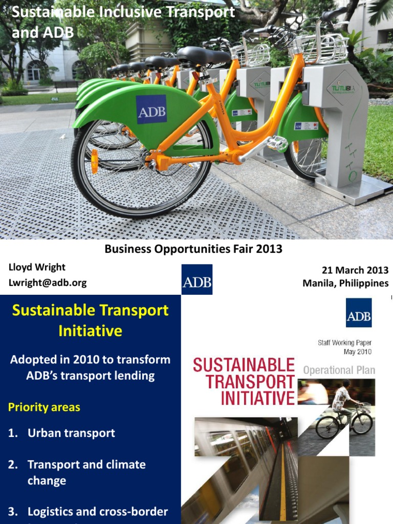 1 Transport ICT - RSDD by L. Wright | PDF | Asian Development Bank ...