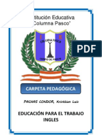 Caratula - Carpeta Pedagogica