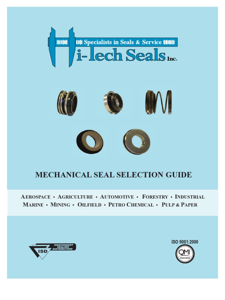 Mechanical Seals Steel Building Materials Free 30day Trial Scribd