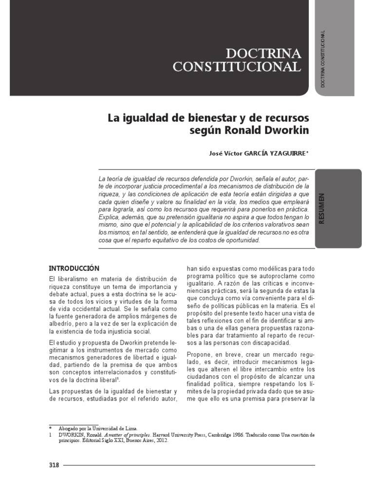 GC 61 - La Igualdad de Bienestar (318-334) | PDF