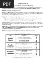 Comprehensive Time Signature Guide | PDF | Musical Notation | Rhythm ...