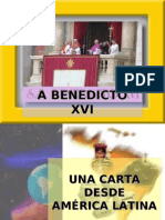 Mensaje a Benedicto XVI
