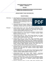 Perda No. 7 Tahun 2011 Tentang Penyelenggaraan Administrasi Kependudukan Dengan Sistem Informasi Administrasi Kependudukan SIAK1