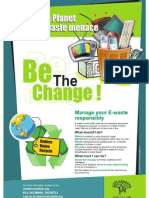 E-Waste Poster Be The Change Lowres