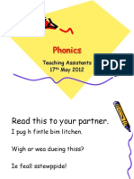 Phonics Nov 2010