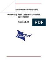 FlexRay Preliminary Node-Local Bus Guardian Specification V2.0.9 PDF