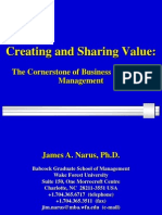 Creating and Sharing Value:: The Cornerstone of Business Marketing Management