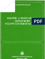 Adatok A Pesti-Síkság Árpád-Kori Településtörténetéhez PDF