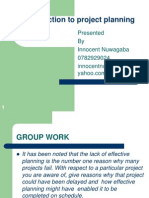 Introduction to Project Planning