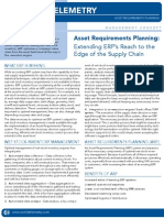 Asset Requirements Planning (ARP) : Extending ERP's Reach To The