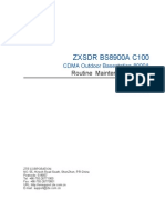 SJ-20110323100313-007-ZXSDR BS8900A C100(V2.5)Routine Maintenance Guide