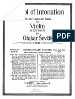 Otakar Sevcik, Op11 Part 8. School of Intonation On A Harmonic Basis For Violin