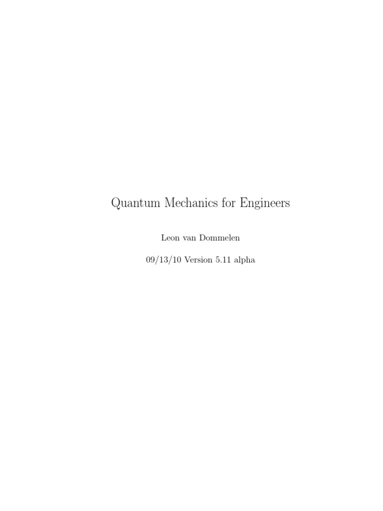 Quantum MechANICS | PDF | Chemical Bond | Particle Physics