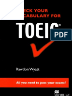 Check Your Vocab for TOEIC Book New Edition 2008