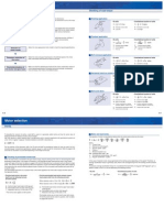 Motor Selection Panasonic