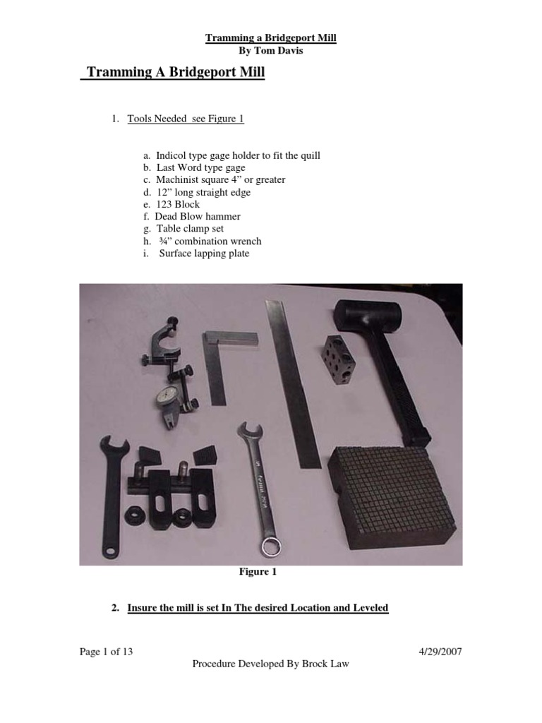 Proper Tramming Techniques: A Step-by-Step Guide to Ensuring Accurate ...