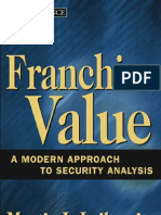 Franchise Value - A Modern Approach To Security Analysis. (2004.ISBN0471647888)
