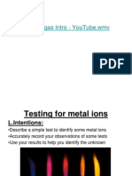 Testing For Metal Ions