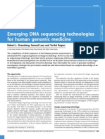 Emerging DNA Sequencing Technologies For Human Genomic Medicine PDF