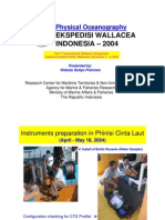 Physical Oceanography: Ekspedisi Wallacea Indonesia (EWI) 2004