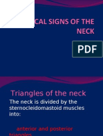 Physical Signs of The Neck