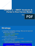 SWOT Analysis and Michael Porter Five Forces