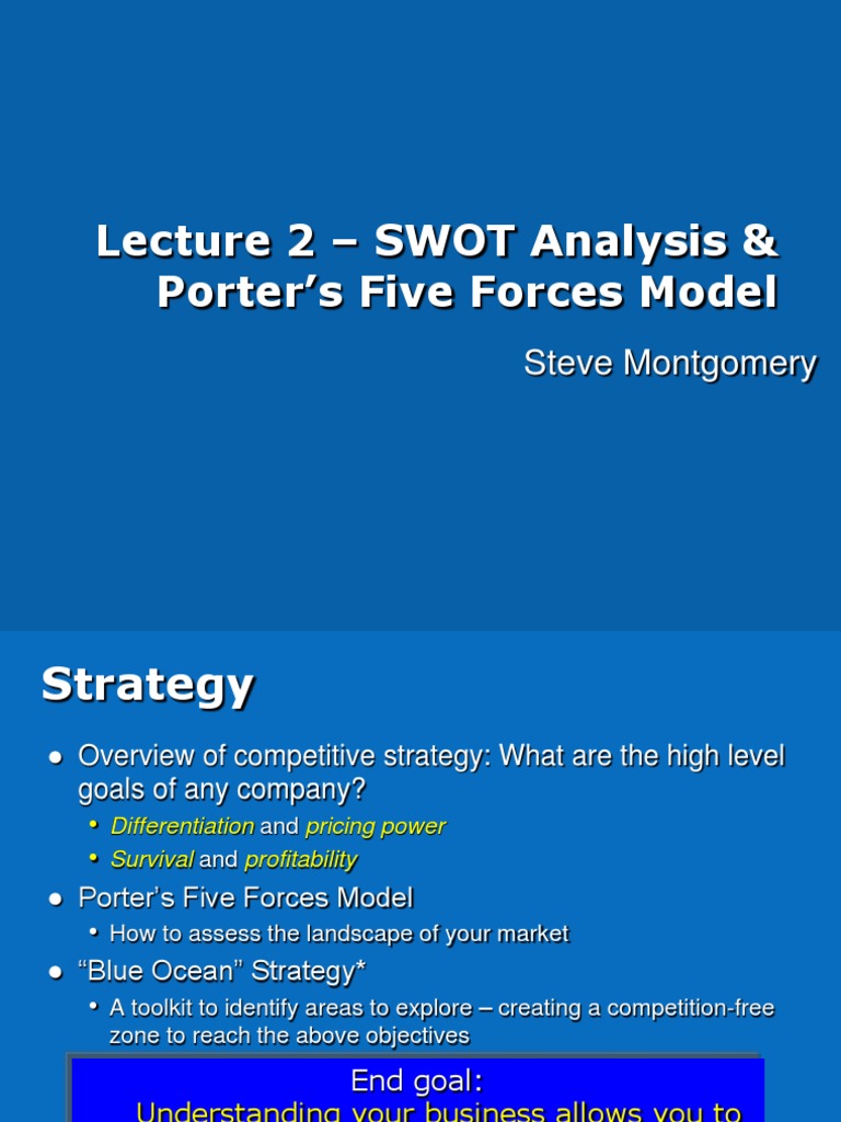 SWOT and Porter's Forces Overview | PDF | Swot Analysis | General Motors