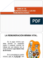 Tema N 05. Las Remuneraciones