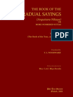 Book of Gradual Sayings [Anguttara-Nikaya] Vol. v (2003). (259p) - Woodward, F.L.; Hare, E.M. (Trs) - 