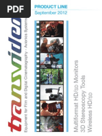 Transvideo Catalog September 2012