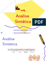 4074885 Portugues PPT Analise Sintatica