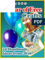 24 Handmade Craft Ideas From 2010 A Year of Free Crafts