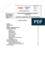Project Standards and Specifications Pipiing Flexibility Analysis Rev01