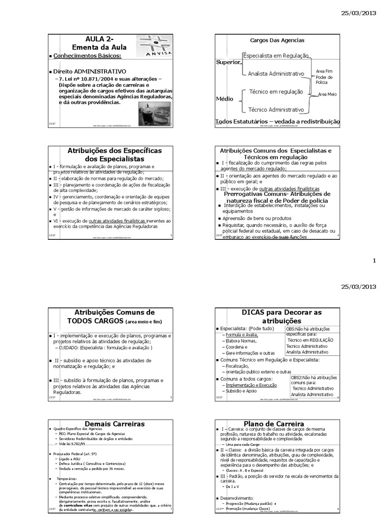Lei 10.871/2004: Carreiras e Cargos | PDF | Agência reguladora | Orçamento