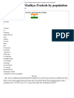 List of Cities in Madhya Pradesh by Population - Wikipedia, The Free Encyclopedia