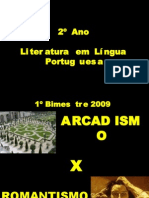 Arcadismo X Romantismo