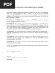MODELO DE DECLARAÇÃO DE TRABALHO