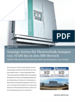 Inverter Siemens PVM - 06.2012