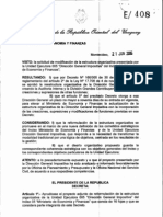 Decreto 192 de Junio de 2006 - Mision, Objetivos, Cometidos y Estructura Organizativa DGI - URUGUAY