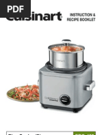 Instruction & Recipe Booklet: Rice Cooker/Steamer