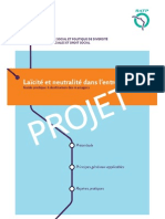 RATP 13 01 31 Guide Laïcité Et Neutralité Dans Lentreprise Charté