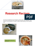 Research Recipes