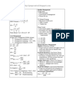 PMP Cheatsheet