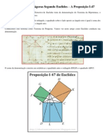 Teorema de Pitágoras segundo Euclides