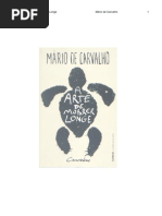 A Arte de Morrer Longe de Mario de Carvalho